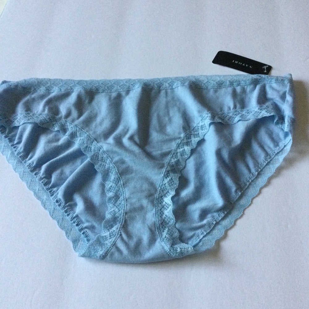 NATORI 156058 BLISS GIRL BRIEF PANTY OCEAN MIST BLUE XXL NWT